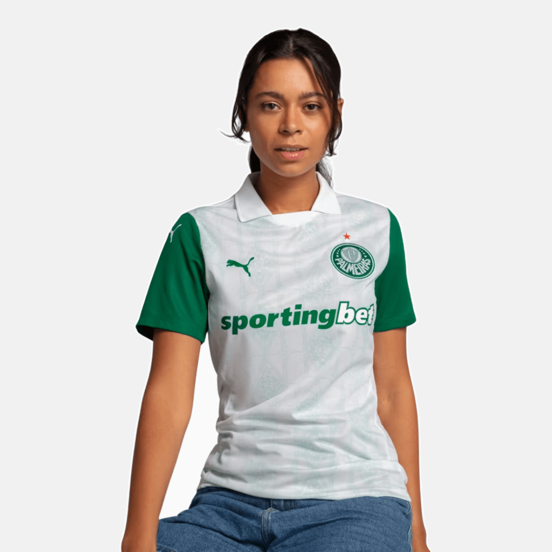 Camisa Feminina Puma Palmeiras 2025/26 II Torcedor Camisa Feminina Puma Palmeiras 2025/26 II Torcedor