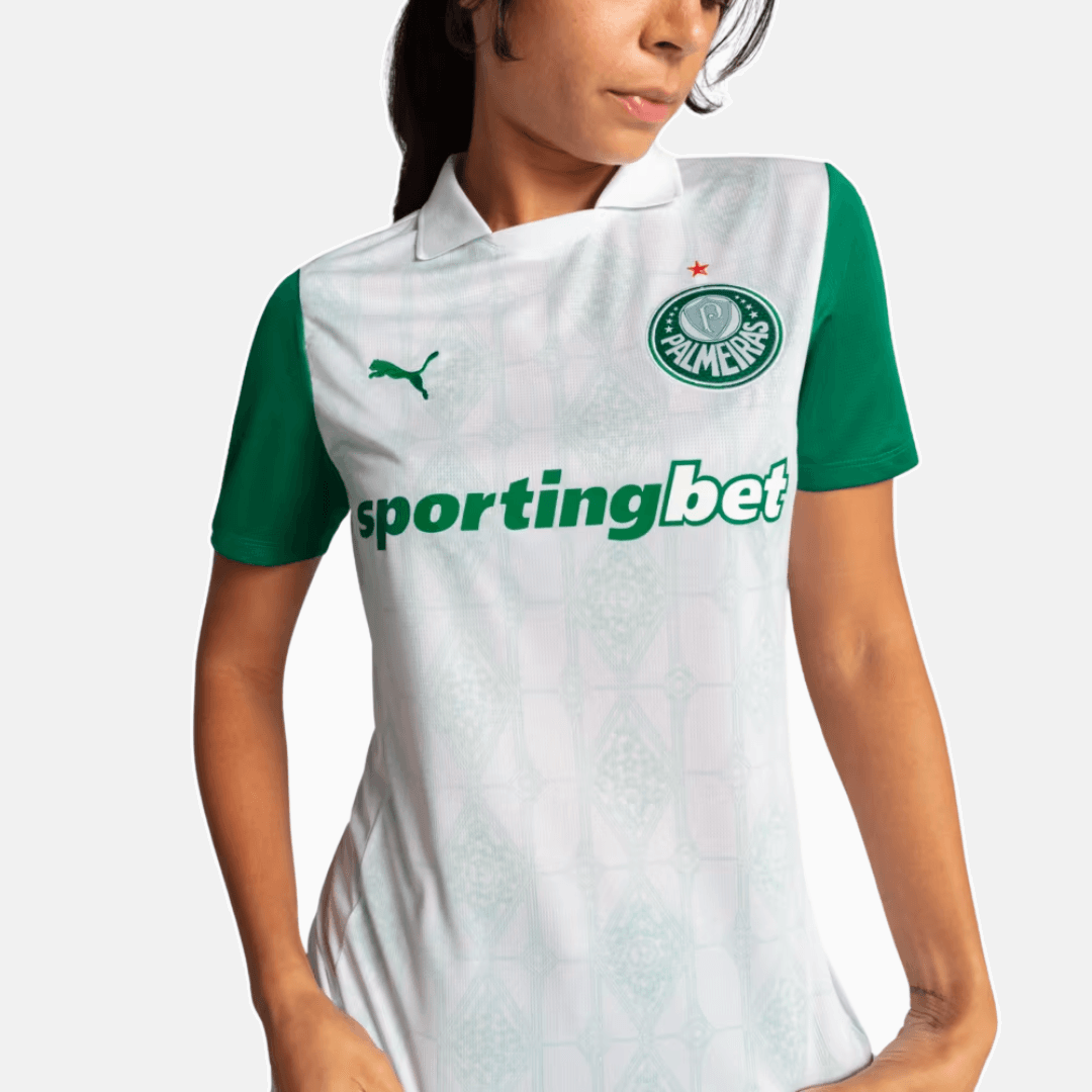 Camisa Feminina Puma Palmeiras 2025/26 II Torcedor Camisa Feminina Puma Palmeiras 2025/26 II Torcedor