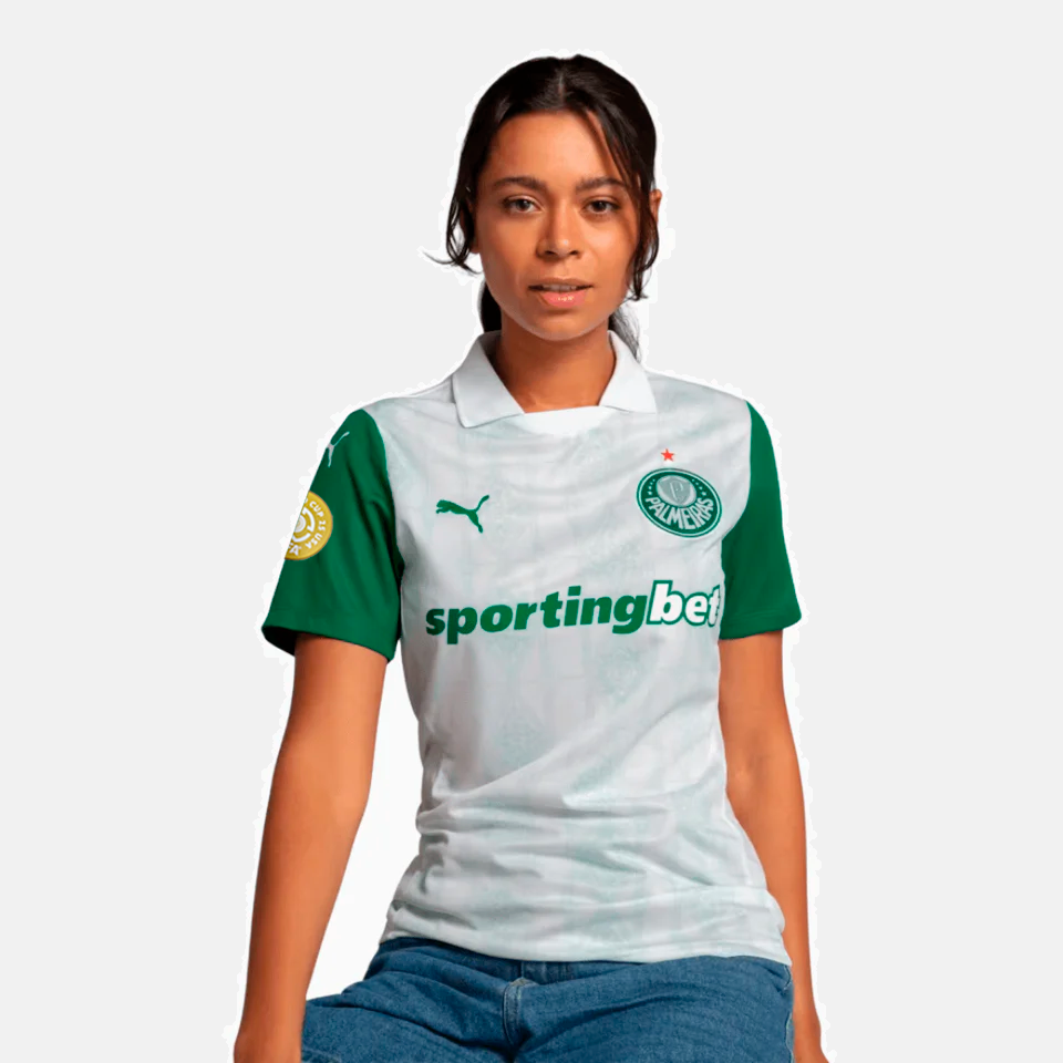 Camisa Feminina Puma Palmeiras 2025/26 II Torcedor Camisa Feminina Puma Palmeiras 2025/26 II Torcedor