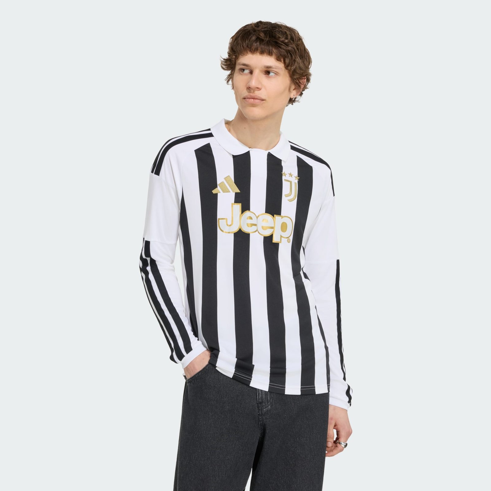 Camisa Manga Longa Adidas Juventus 2026/27 I Camisa Manga Longa Adidas Juventus 2026/27 I
