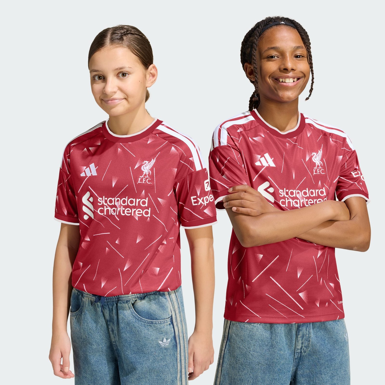 Camisa Infantil Adidas Liverpool 2026/27 I Camisa Infantil Adidas Liverpool 2026/27 I