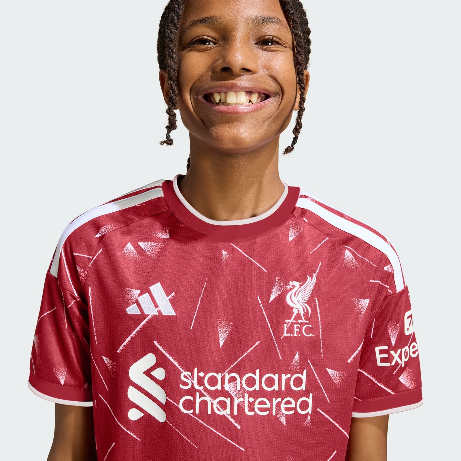 Camisa Infantil Adidas Liverpool 2026/27 I Camisa Infantil Adidas Liverpool 2026/27 I