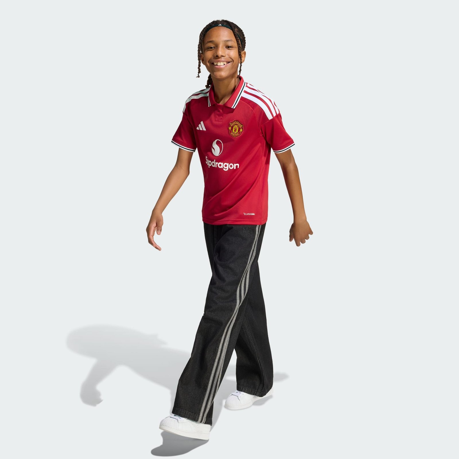 Conjunto Infantil Adidas Manchester United 2026/27 I Conjunto Infantil Adidas Manchester United 2026/27 I