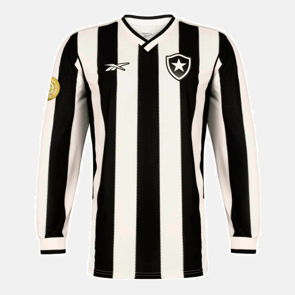 Camisa Manga Longa Reebok Botafogo 2024/25 I Camisa Manga Longa Reebok Botafogo 2024/25 I