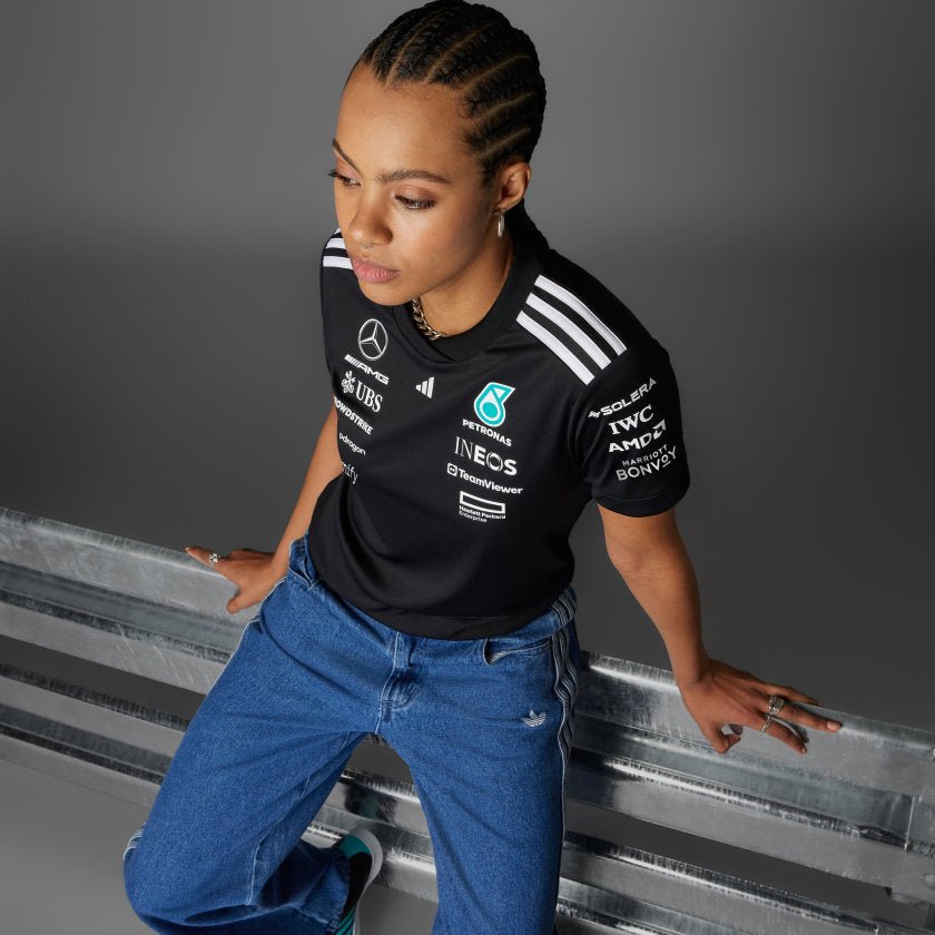 Camisa Mercedes - AMG Petronas Formula One Team Black Driver Camisa Mercedes - AMG Petronas Formula One Team Black Driver