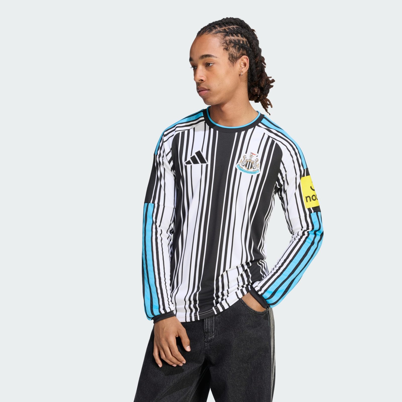 Camisa Manga Longa Adidas Newcastle 2026/27 I Camisa Manga Longa Adidas Newcastle 2026/27 I