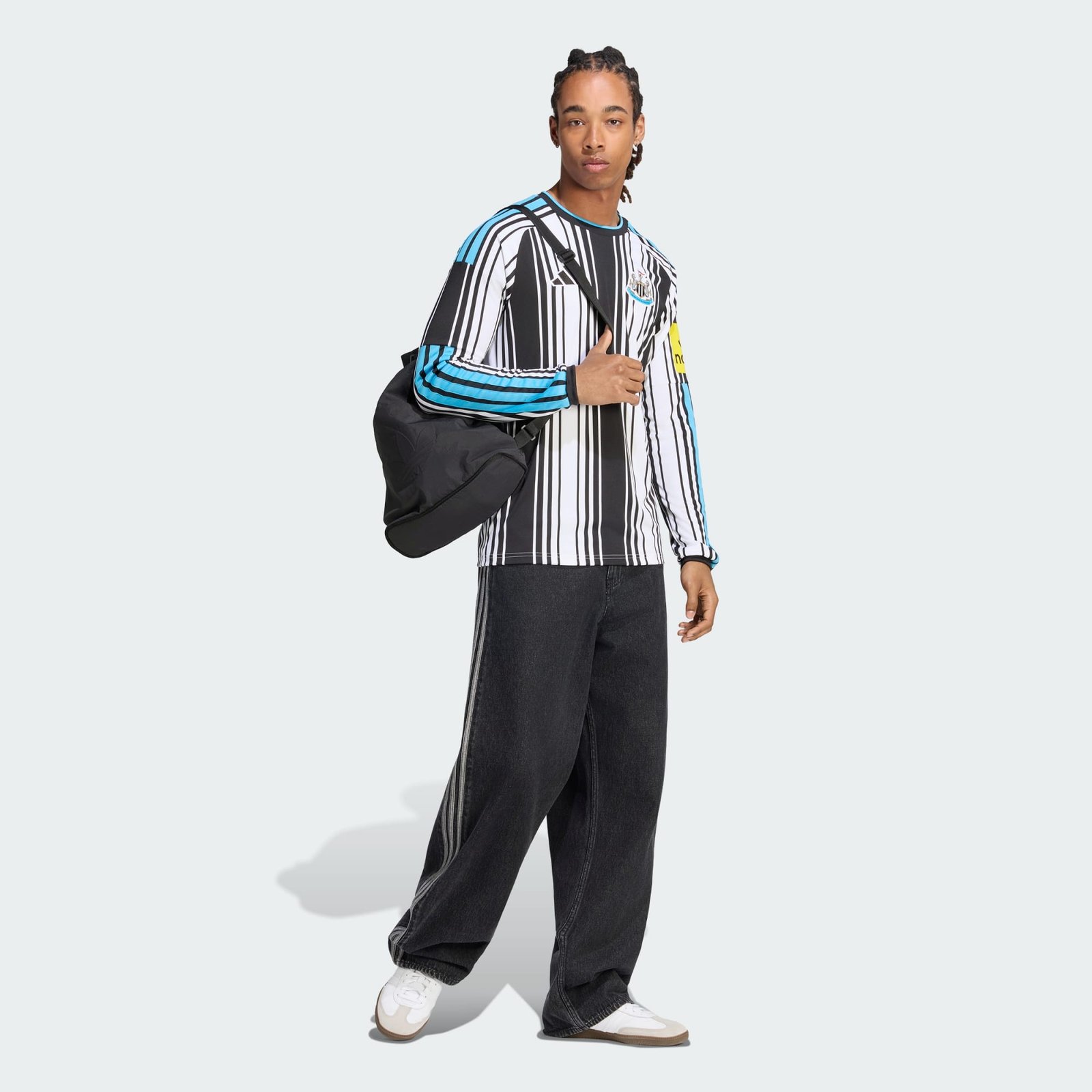 Camisa Manga Longa Adidas Newcastle 2026/27 I Camisa Manga Longa Adidas Newcastle 2026/27 I