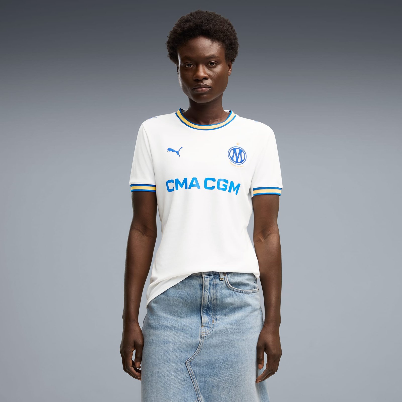 Camisa Feminina Puma Olympique de Marseille 2026/27 I Camisa Feminina Puma Olympique de Marseille 2026/27 I