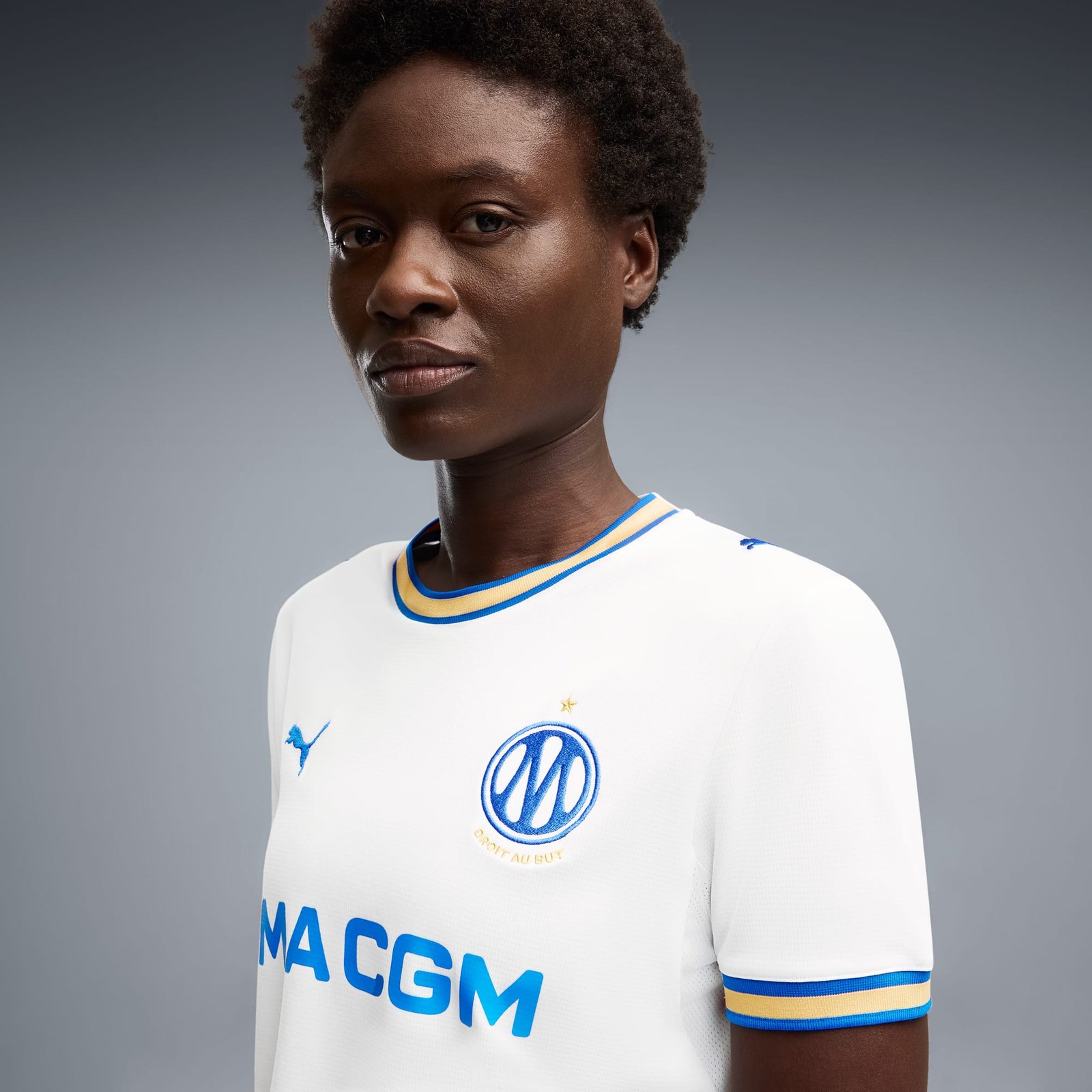 Camisa Feminina Puma Olympique de Marseille 2026/27 I Camisa Feminina Puma Olympique de Marseille 2026/27 I