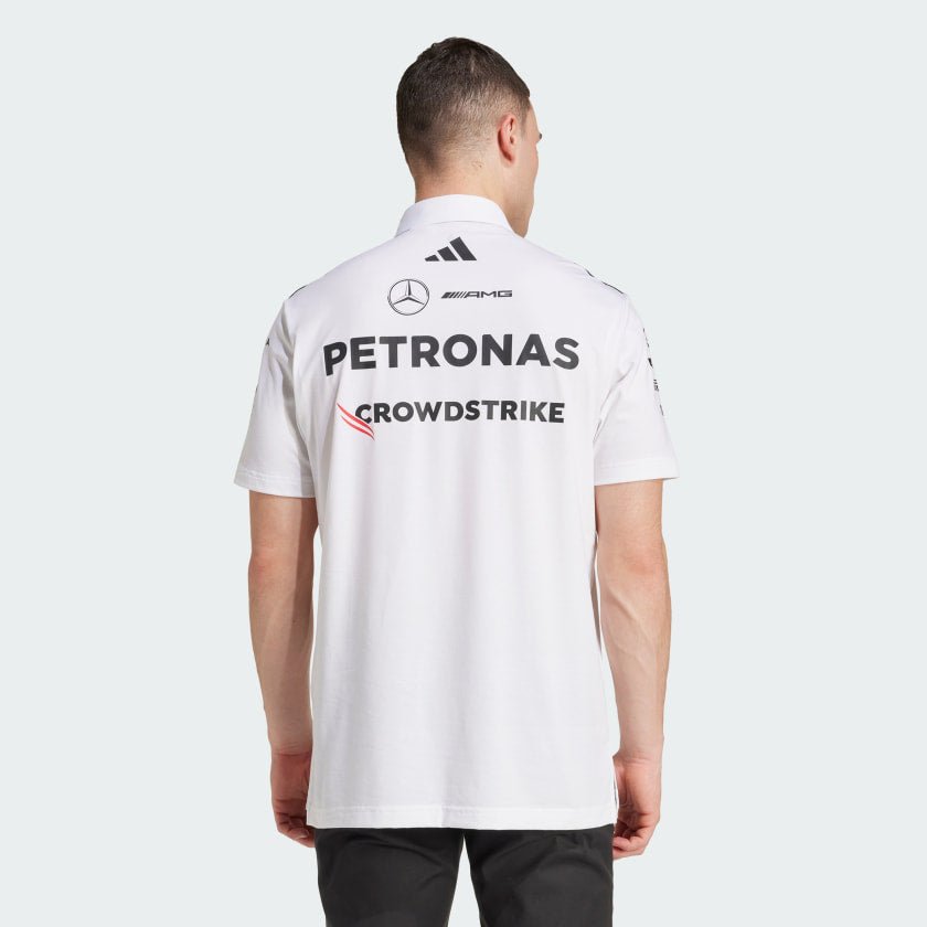 Camisa Polo Branca Mercedes - AMG Petronas Formula One Team Camisa Polo Branca Mercedes - AMG Petronas Formula One Team