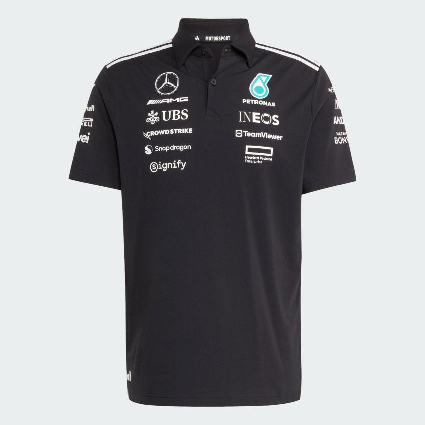 Camisa Polo Preta Mercedes - AMG Petronas Formula One Team Camisa Polo Preta Mercedes - AMG Petronas Formula One Team