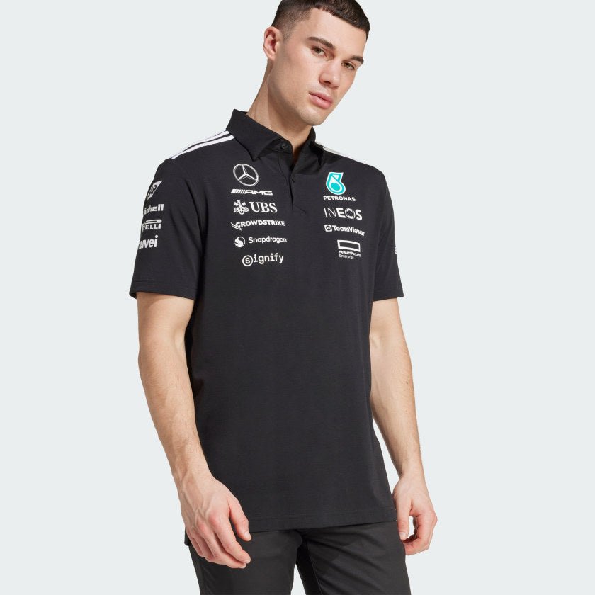 Camisa Polo Preta Mercedes - AMG Petronas Formula One Team Camisa Polo Preta Mercedes - AMG Petronas Formula One Team