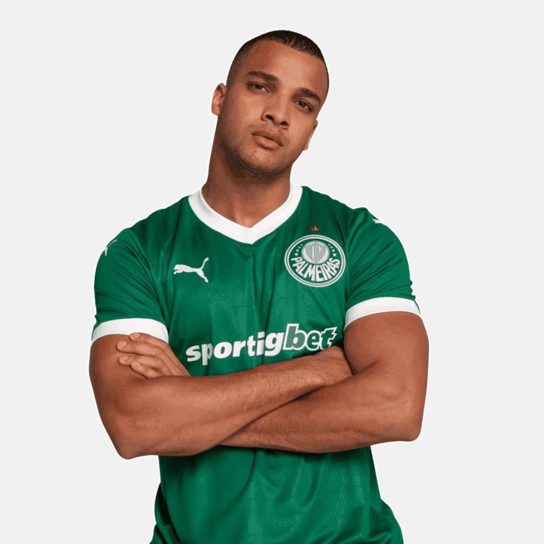 Camisa Puma Palmeiras 2025/26 I - Paulinho N° 10 Camisa Puma Palmeiras 2025/26 I - Paulinho N° 10