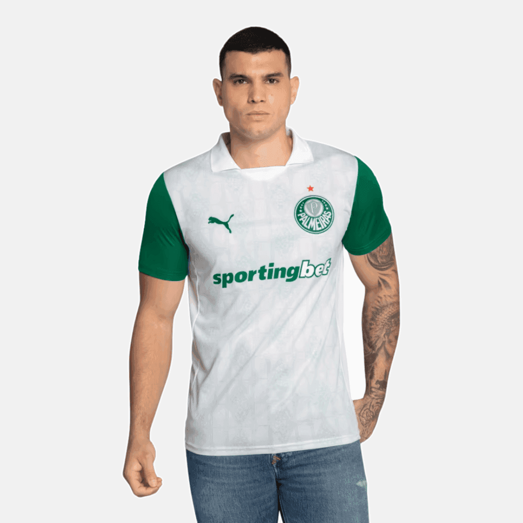 Camisa Puma Palmeiras 2025/26 II - LÓPEZ N° 42 Camisa Puma Palmeiras 2025/26 II - LÓPEZ N° 42