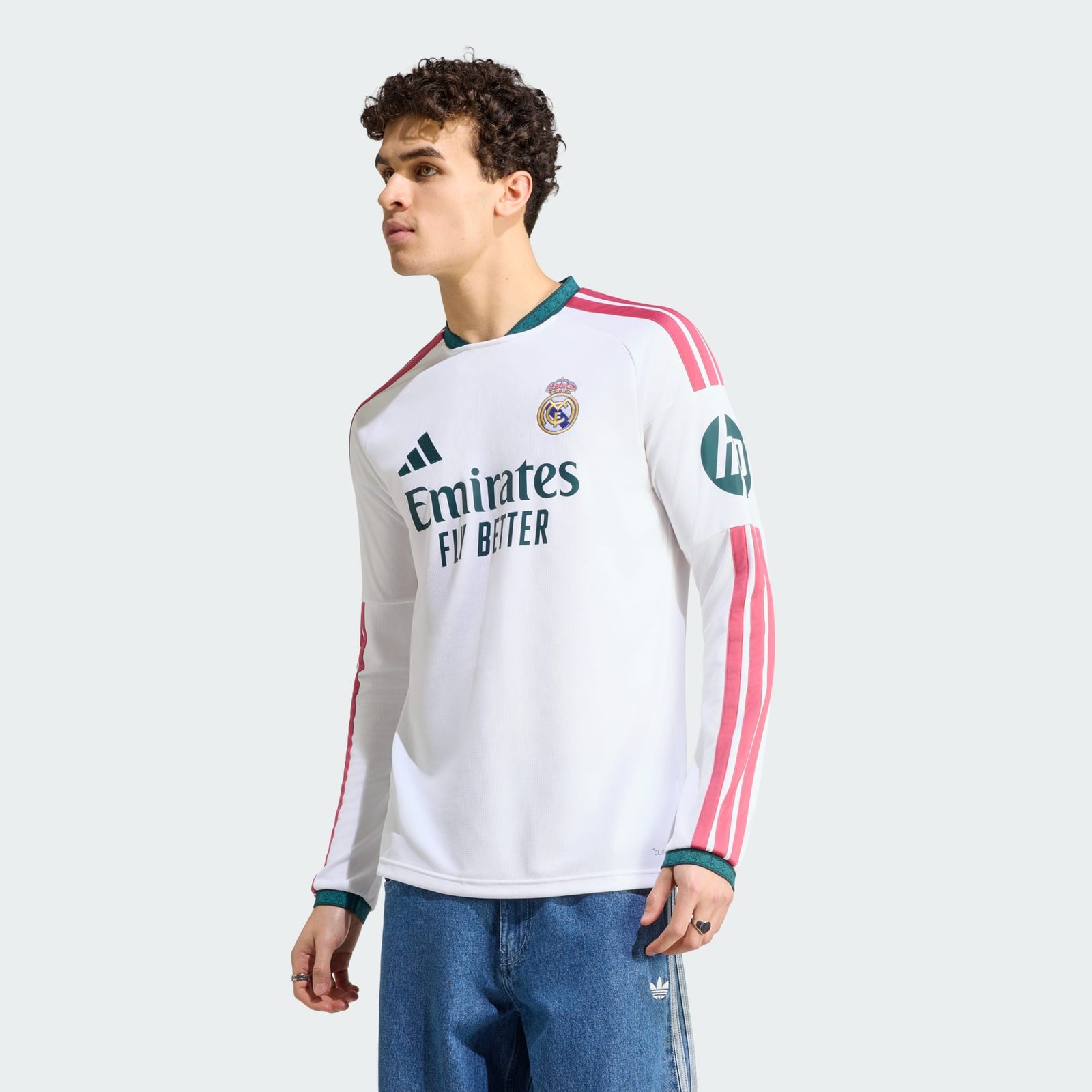 Camisa Manga Longa Adidas Real Madrid 2026/27 I Camisa Manga Longa Adidas Real Madrid 2026/27 I