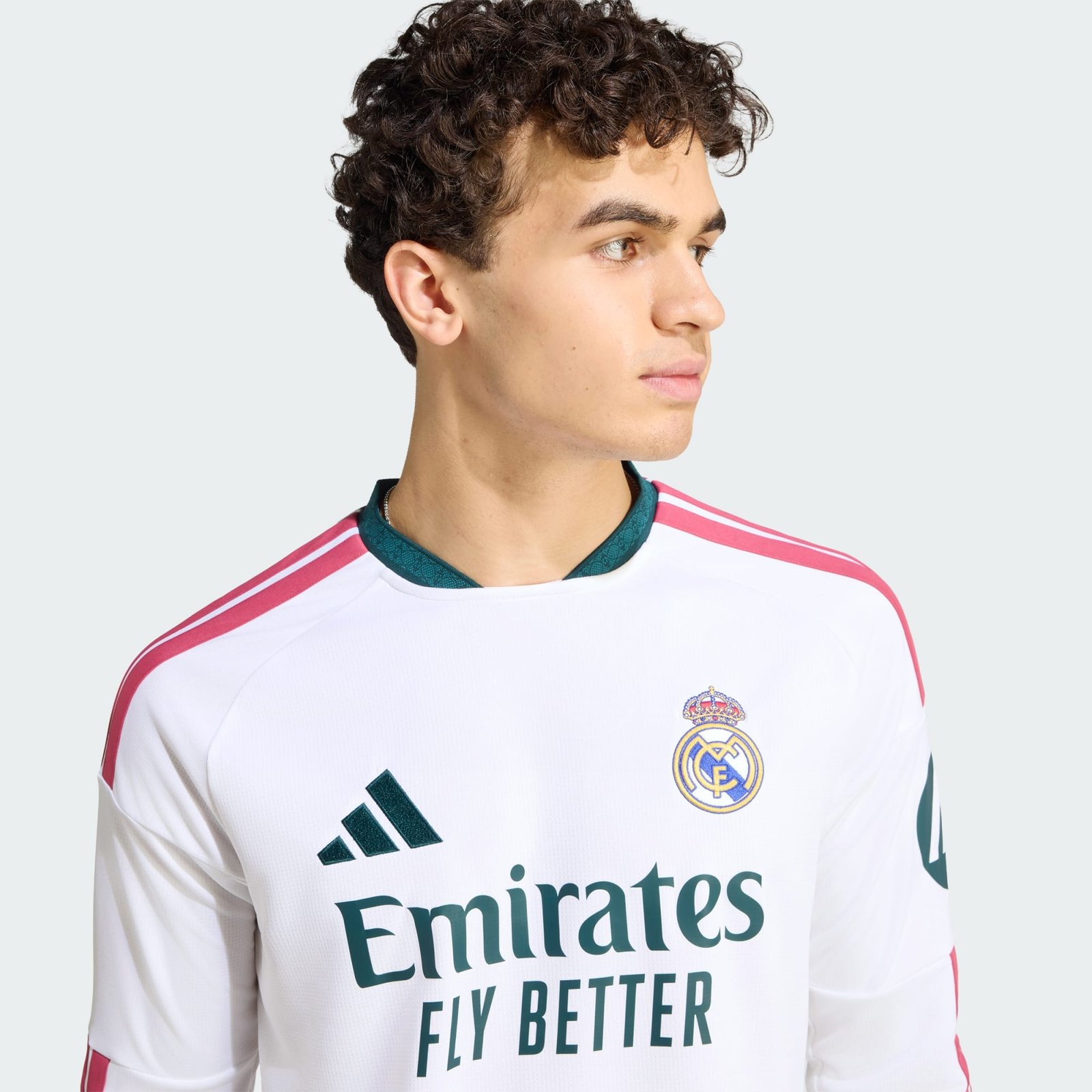 Camisa Manga Longa Adidas Real Madrid 2026/27 I Camisa Manga Longa Adidas Real Madrid 2026/27 I