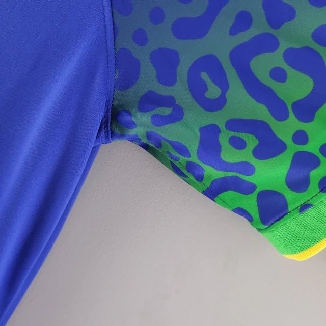Camisa Seleção Brasileira II 2022 Torcedor Nike Masculina - Azul Camisa Seleção Brasileira II 2022 Torcedor Nike Masculina - Azul