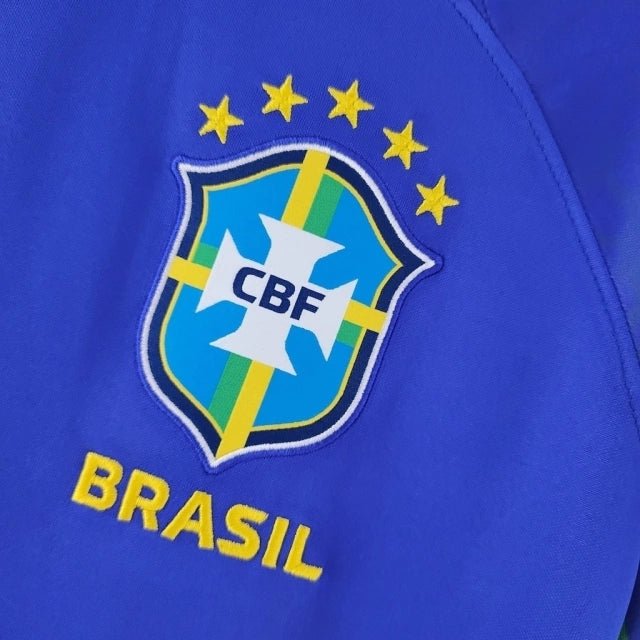 Camisa Seleção Brasileira II 2022 Torcedor Nike Masculina - Azul Camisa Seleção Brasileira II 2022 Torcedor Nike Masculina - Azul