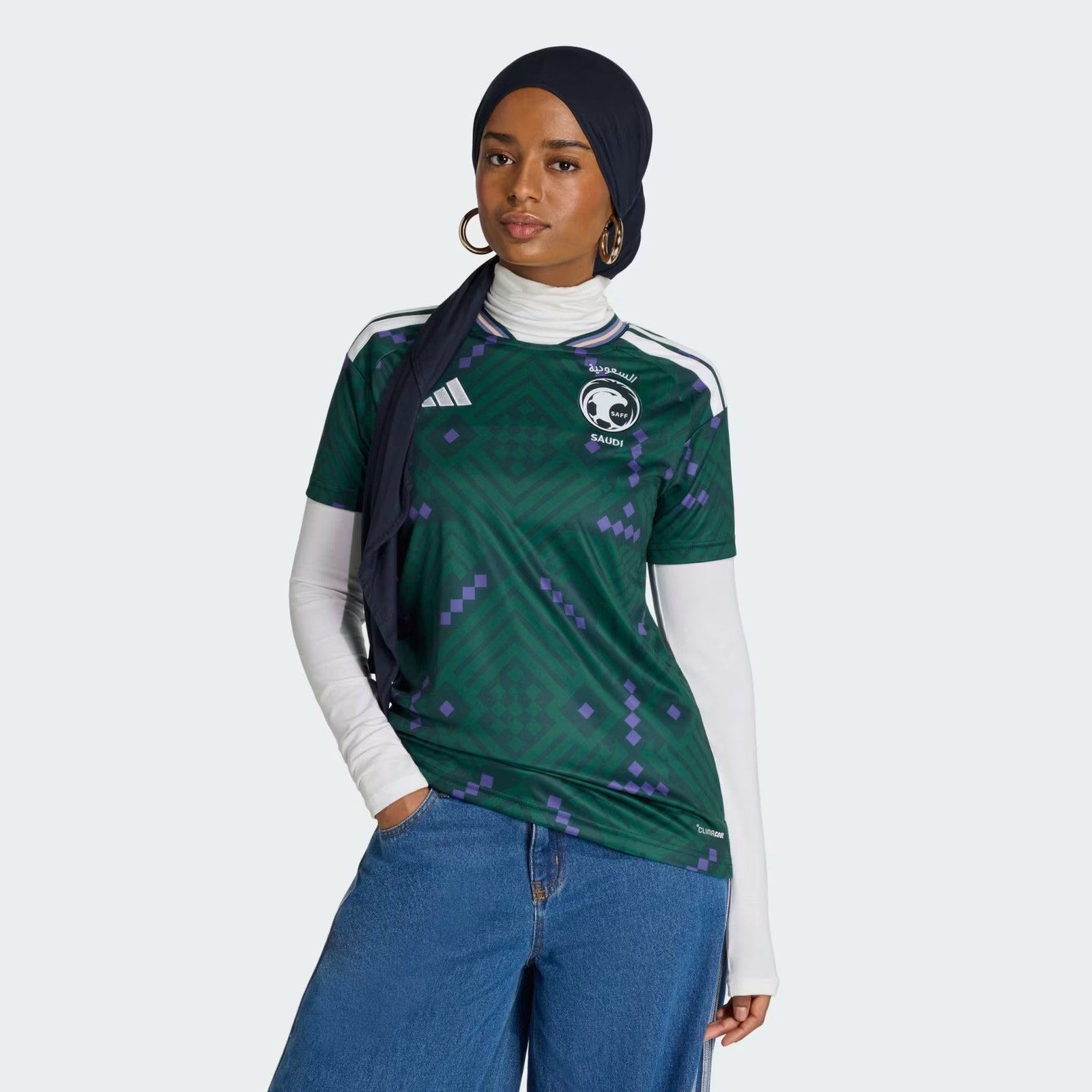 Camisa Feminina Arábia Saudita 2026/27 I Camisa Feminina Arábia Saudita 2026/27 I