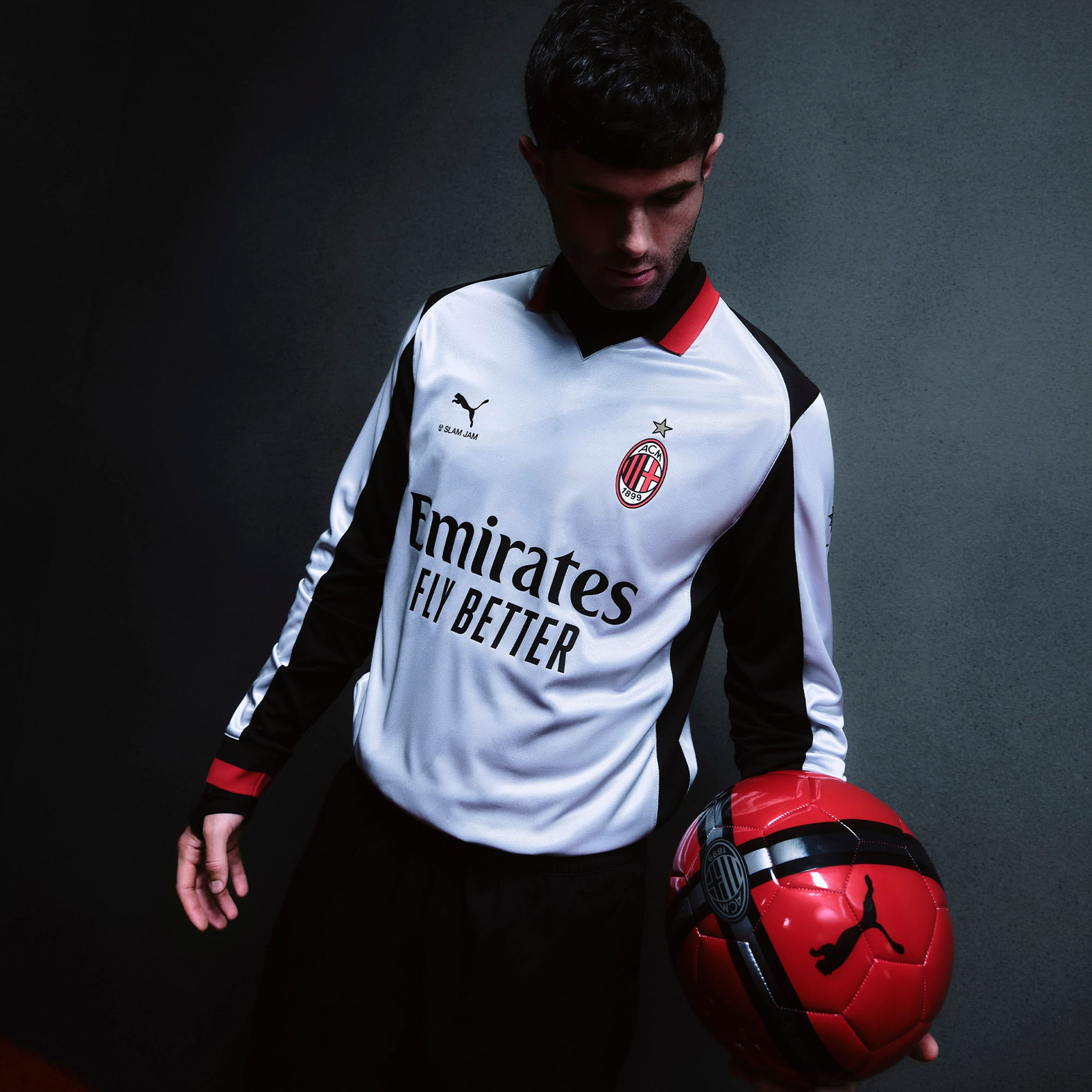 Camisa AC Milan X Slam Jam 2026/27 Edição Limitada I Camisa AC Milan X Slam Jam 2026/27 Edição Limitada I