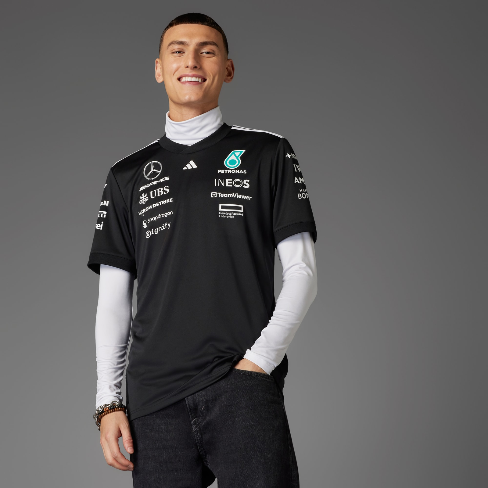 Camisa Driver Mercedes - AMS Petronas F1 Camisa Driver Mercedes - AMS Petronas F1