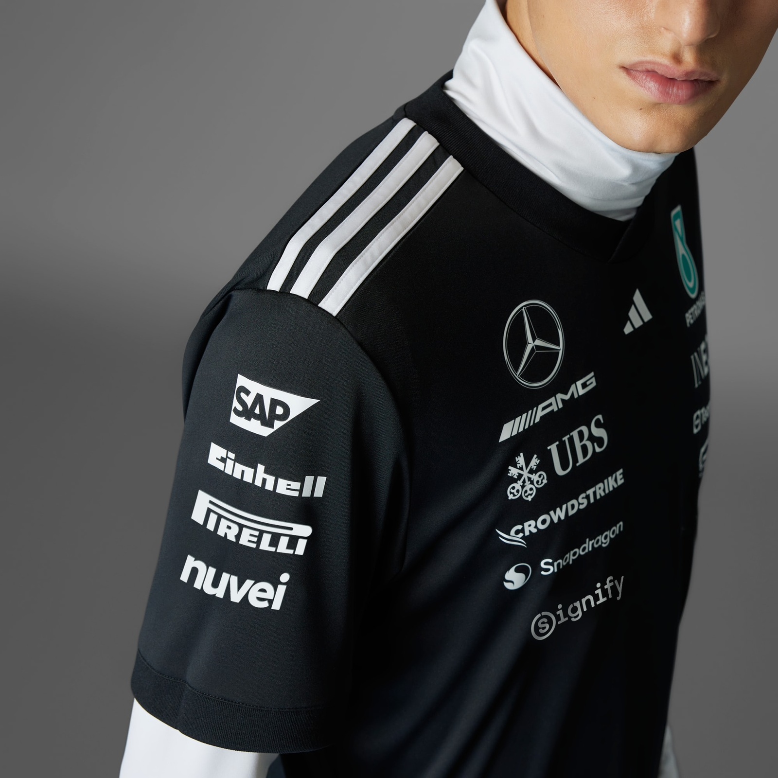 Camisa Driver Mercedes - AMS Petronas F1 Camisa Driver Mercedes - AMS Petronas F1