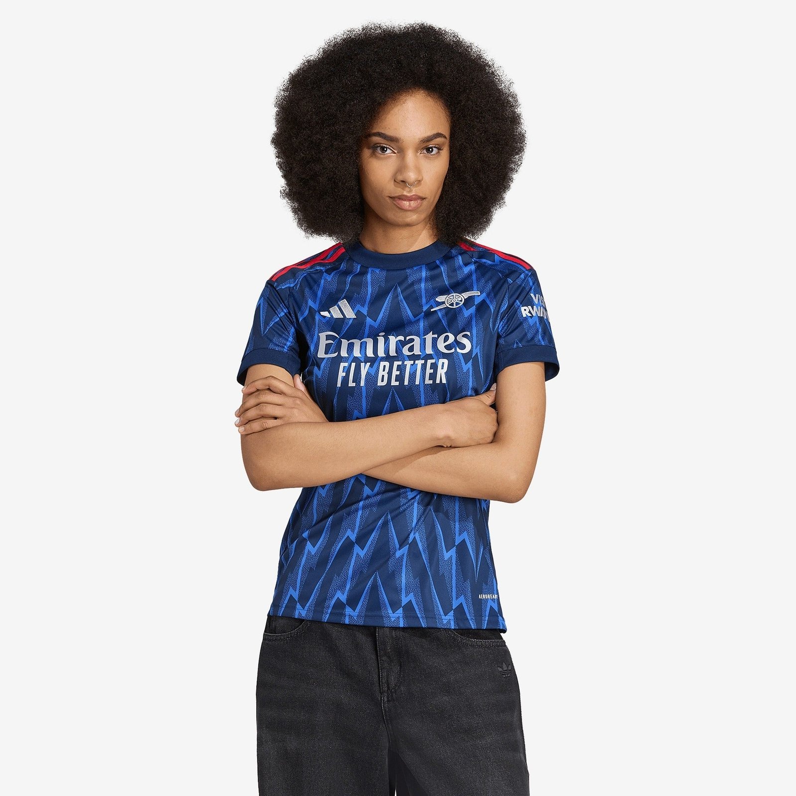 Camisa Feminina adidas Arsenal 2025/26 II Camisa Feminina adidas Arsenal 2025/26 II