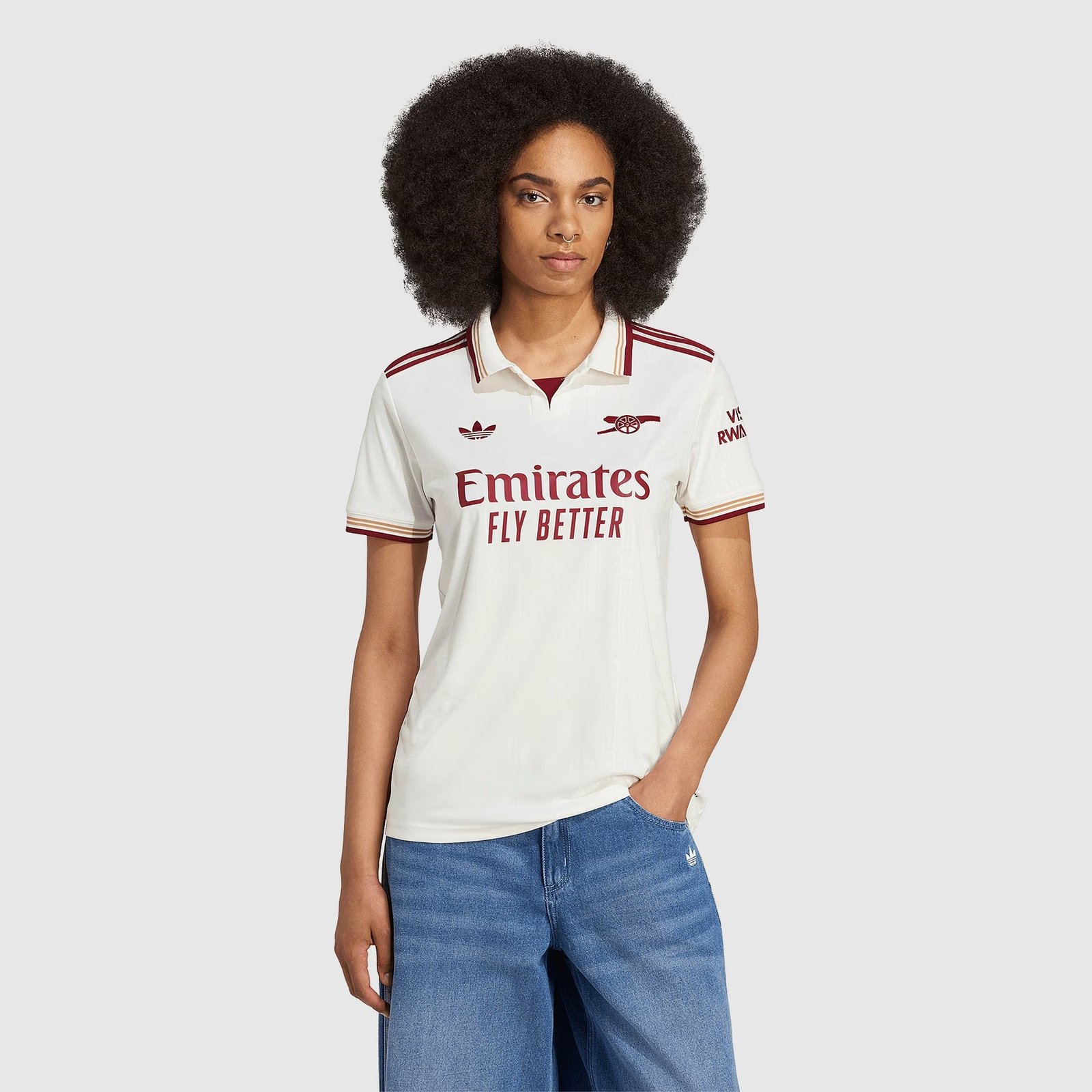 Camisa Feminina adidas Originnals Arsenal 2025/26 III Camisa Feminina adidas Originnals Arsenal 2025/26 III