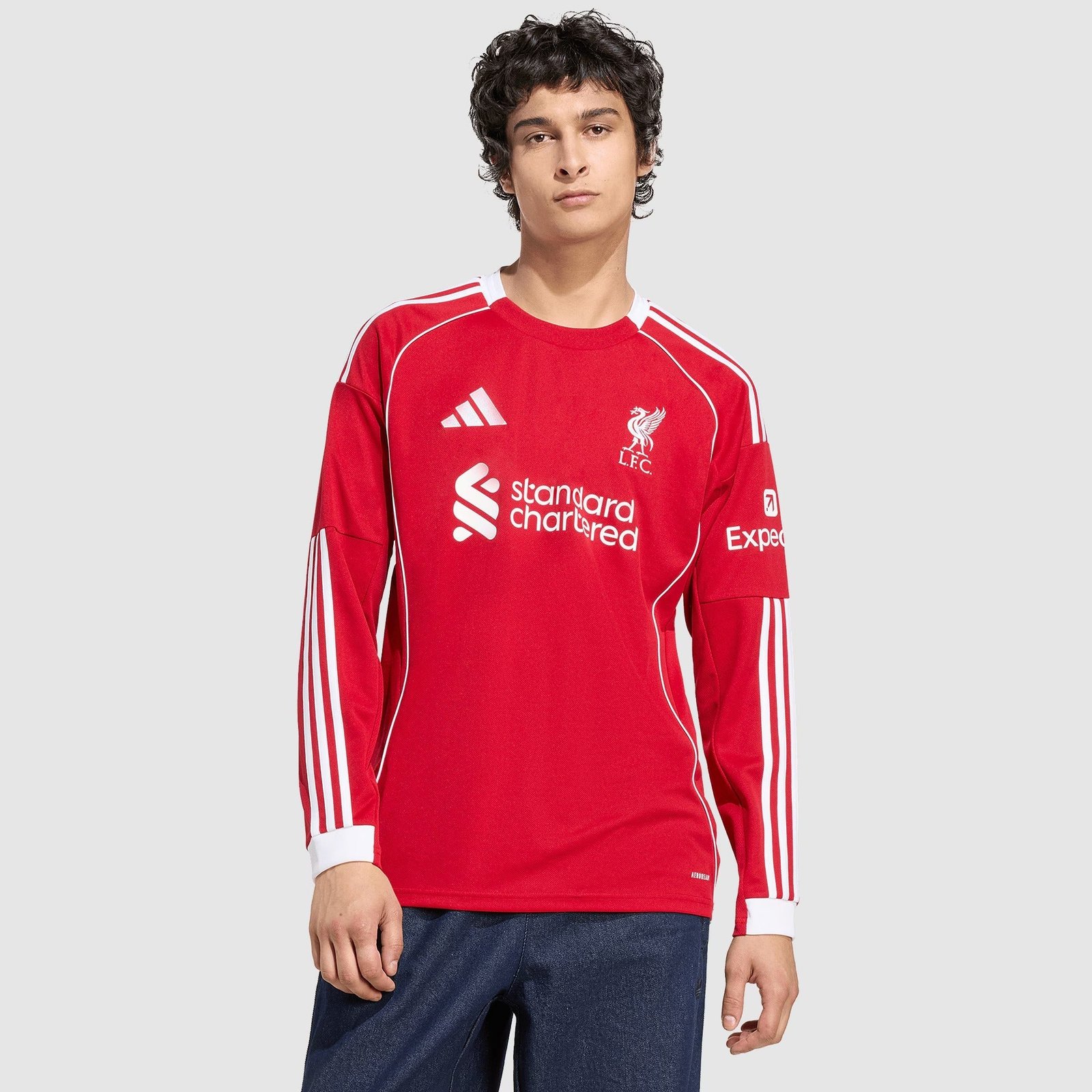 Camisa adidas Liverpool 2025/26 I Manga Longa Camisa adidas Liverpool 2025/26 I Manga Longa