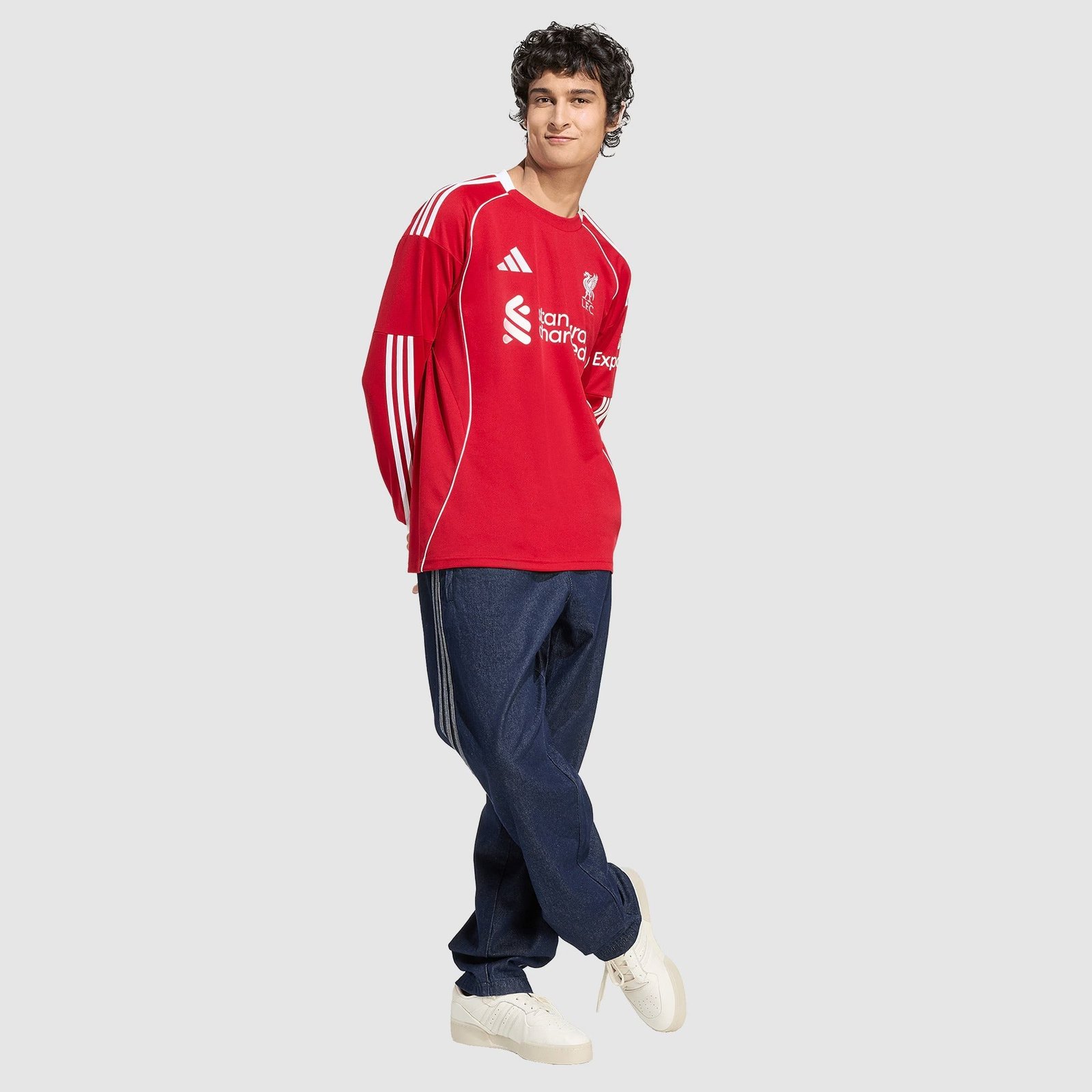 Camisa adidas Liverpool 2025/26 I Manga Longa Camisa adidas Liverpool 2025/26 I Manga Longa