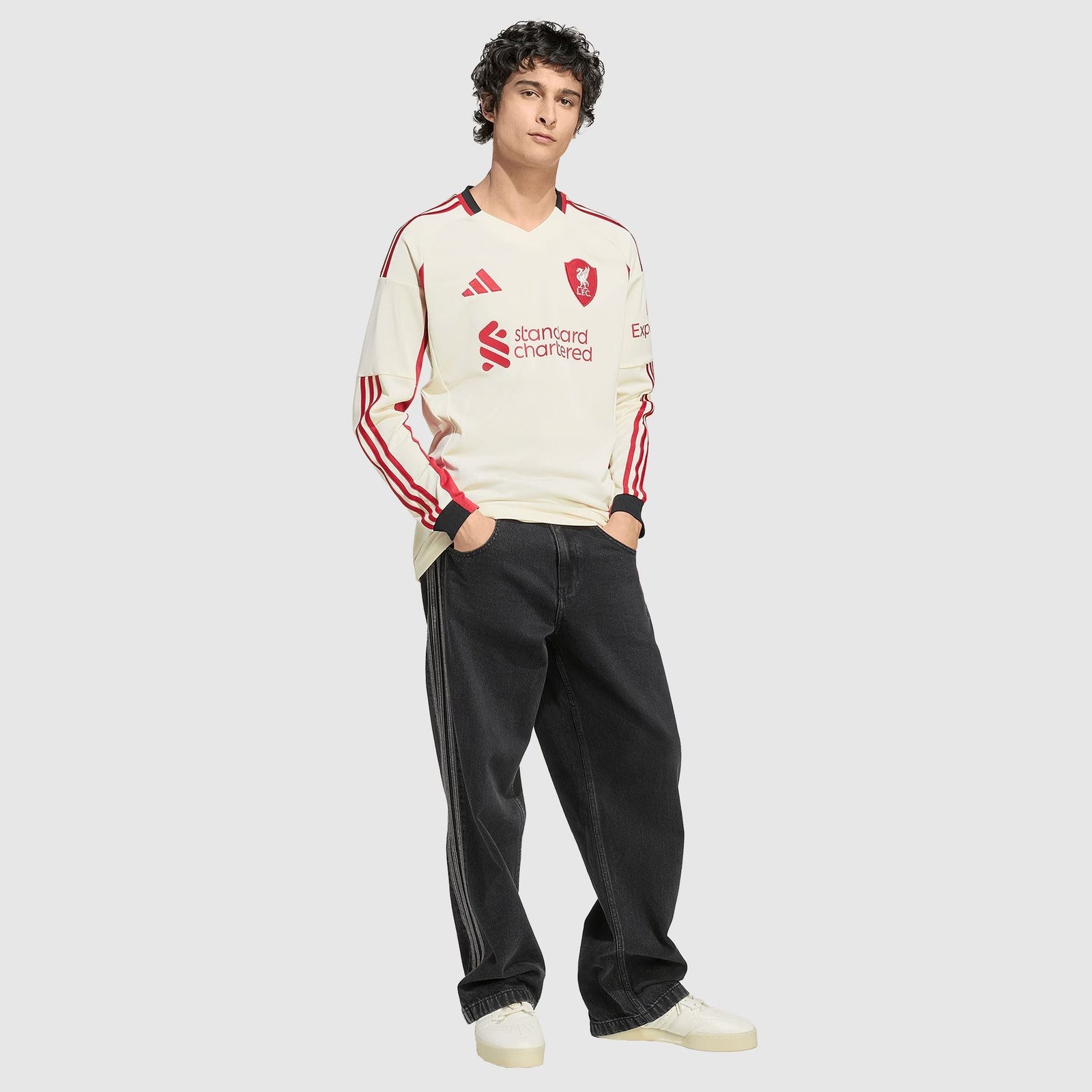 Camisa adidas Liverpool 2025/26 II Manga Longa Camisa adidas Liverpool 2025/26 II Manga Longa