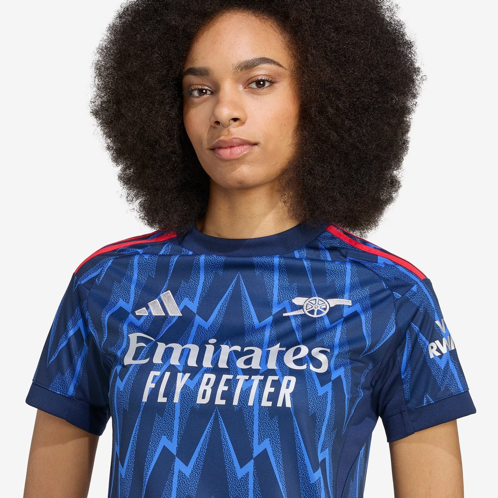 Camisa Feminina adidas Arsenal 2025/26 II Camisa Feminina adidas Arsenal 2025/26 II
