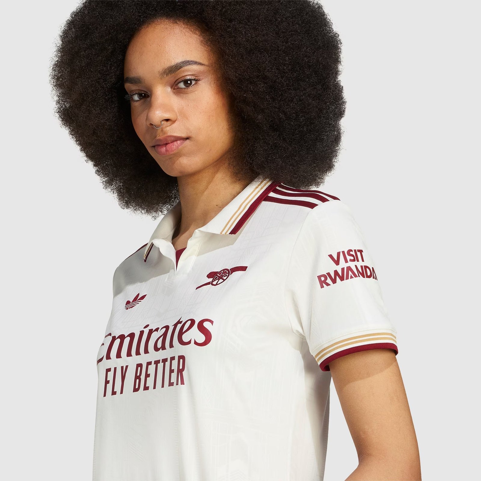 Camisa Feminina adidas Originnals Arsenal 2025/26 III Camisa Feminina adidas Originnals Arsenal 2025/26 III