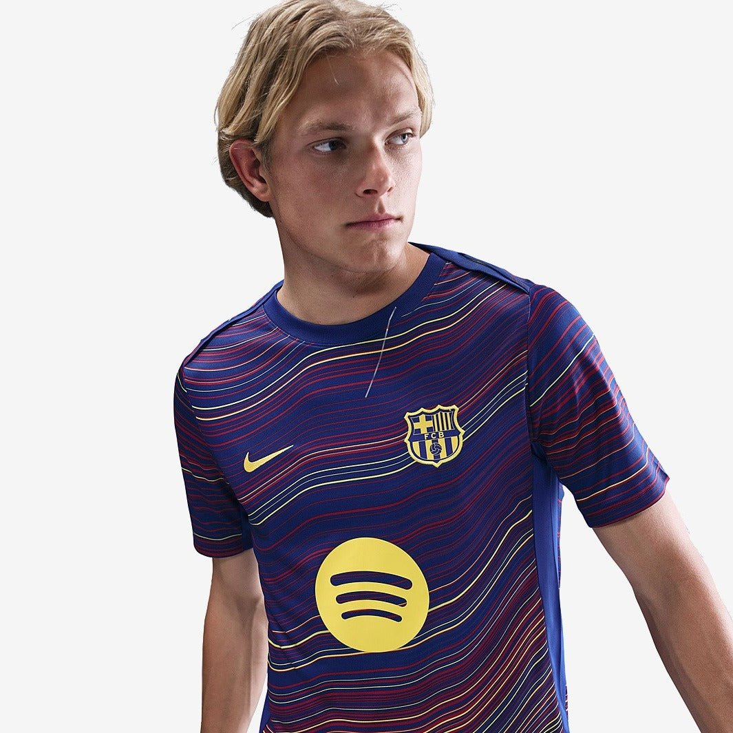 Camisa Nike Barcelona 2025/26 Pré-Jogo Camisa Nike Barcelona 2025/26 Pré-Jogo