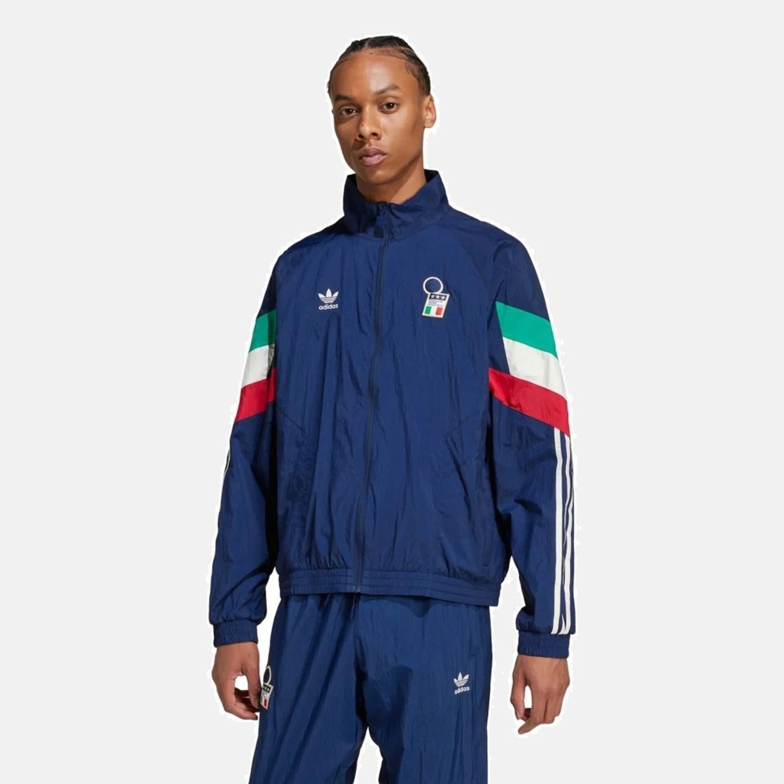 Jaqueta Corta-Vento Adidas Itália Jaqueta Corta-Vento Adidas Itália