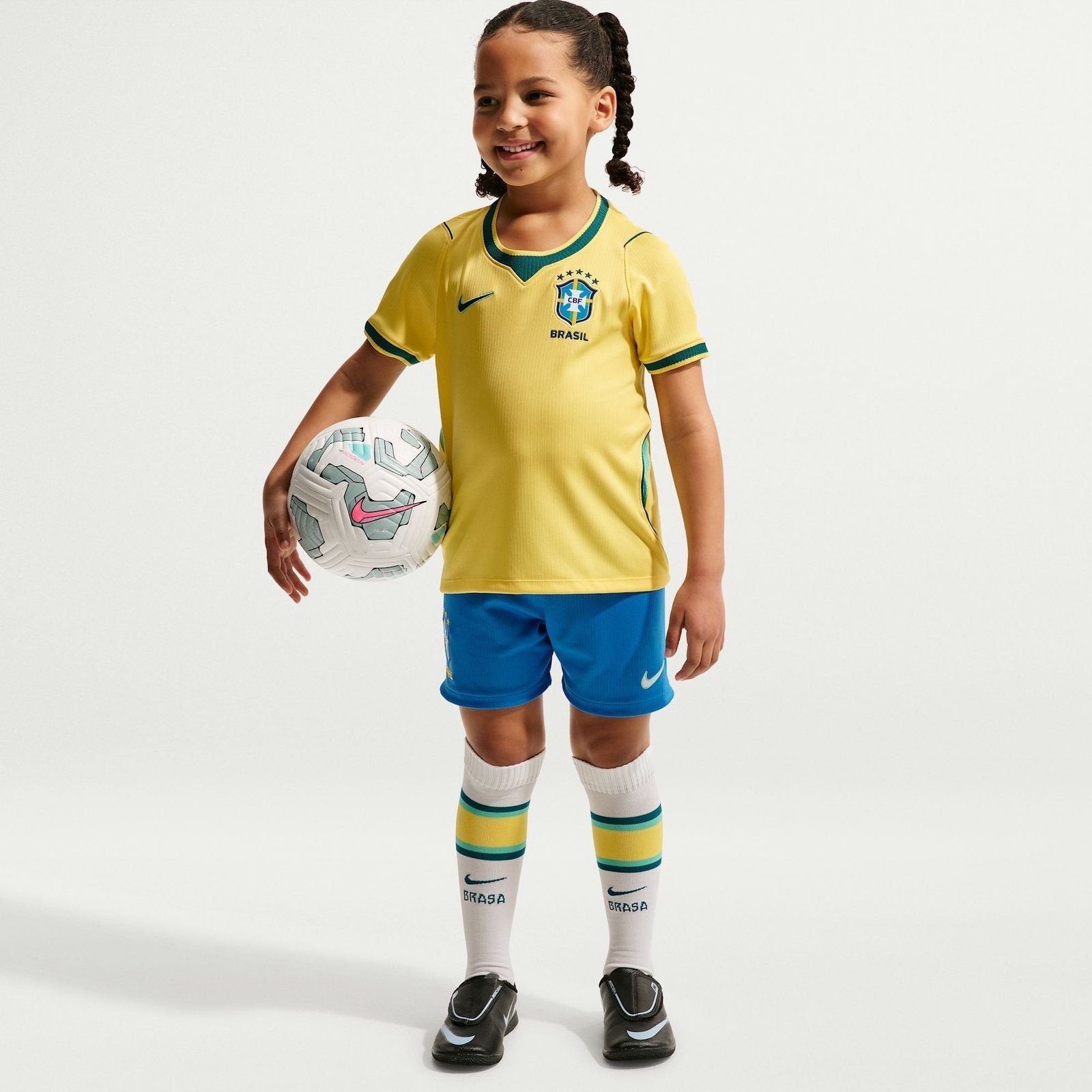 Conjunto Infantil Seleção Brasileira 2026/27 I Conjunto Infantil Seleção Brasileira 2026/27 I