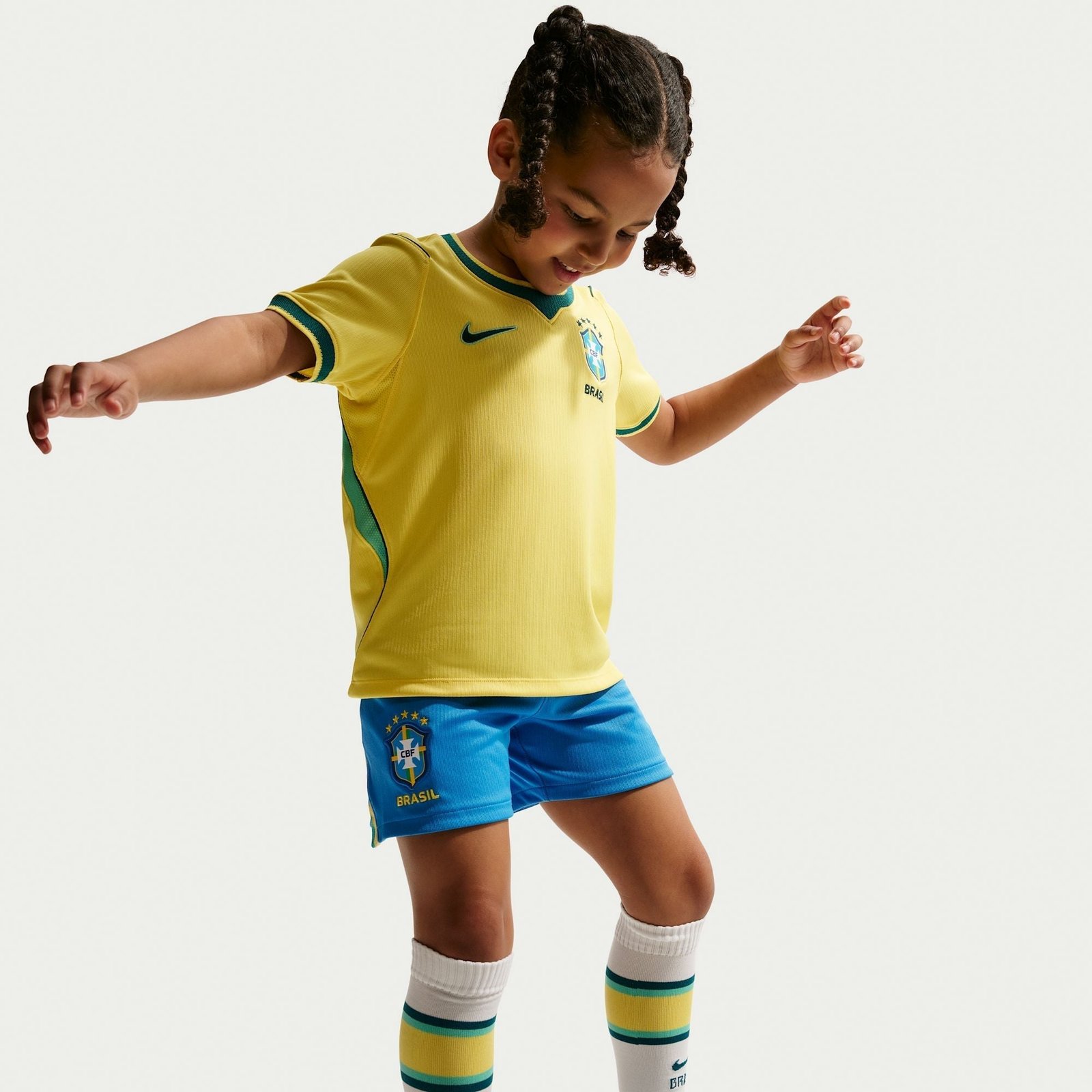Conjunto Infantil Seleção Brasileira 2026/27 I Conjunto Infantil Seleção Brasileira 2026/27 I